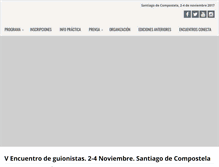 Tablet Screenshot of encuentroguionistas.com